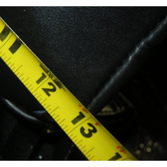 Kendall & Kylie Emily Black 100% Vegan Leather Backpack with 13" Laptop Pocket - Picture 9 of 9